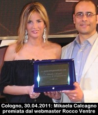 Mikaela Calcagno premiazione
