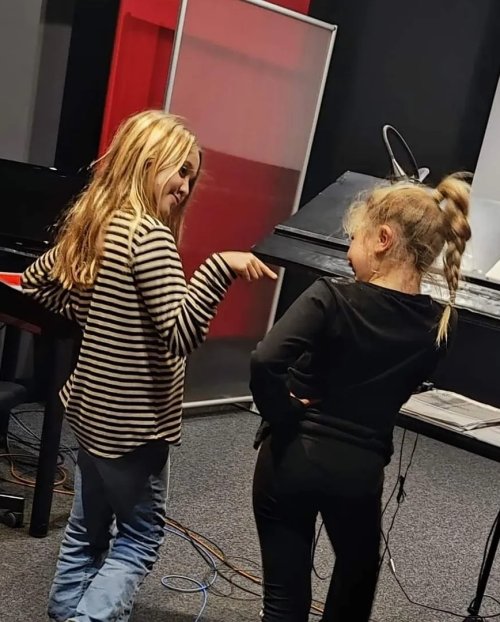 Le sorelle Greta e Sofia Fronzi Le sorelle Greta e Sofia Fronzi