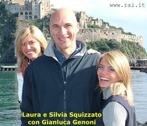 Laura e Silvia Squizzato con Gianluca Genoni