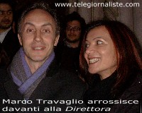 Marco Travaglio e Silvia Grassetti Marco Travaglio e Silvia Grassetti