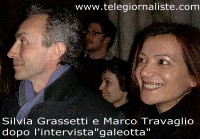 Marco Travaglio e Silvia Grassetti